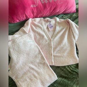 Juicy Couture Pink Teddy Lounge Set